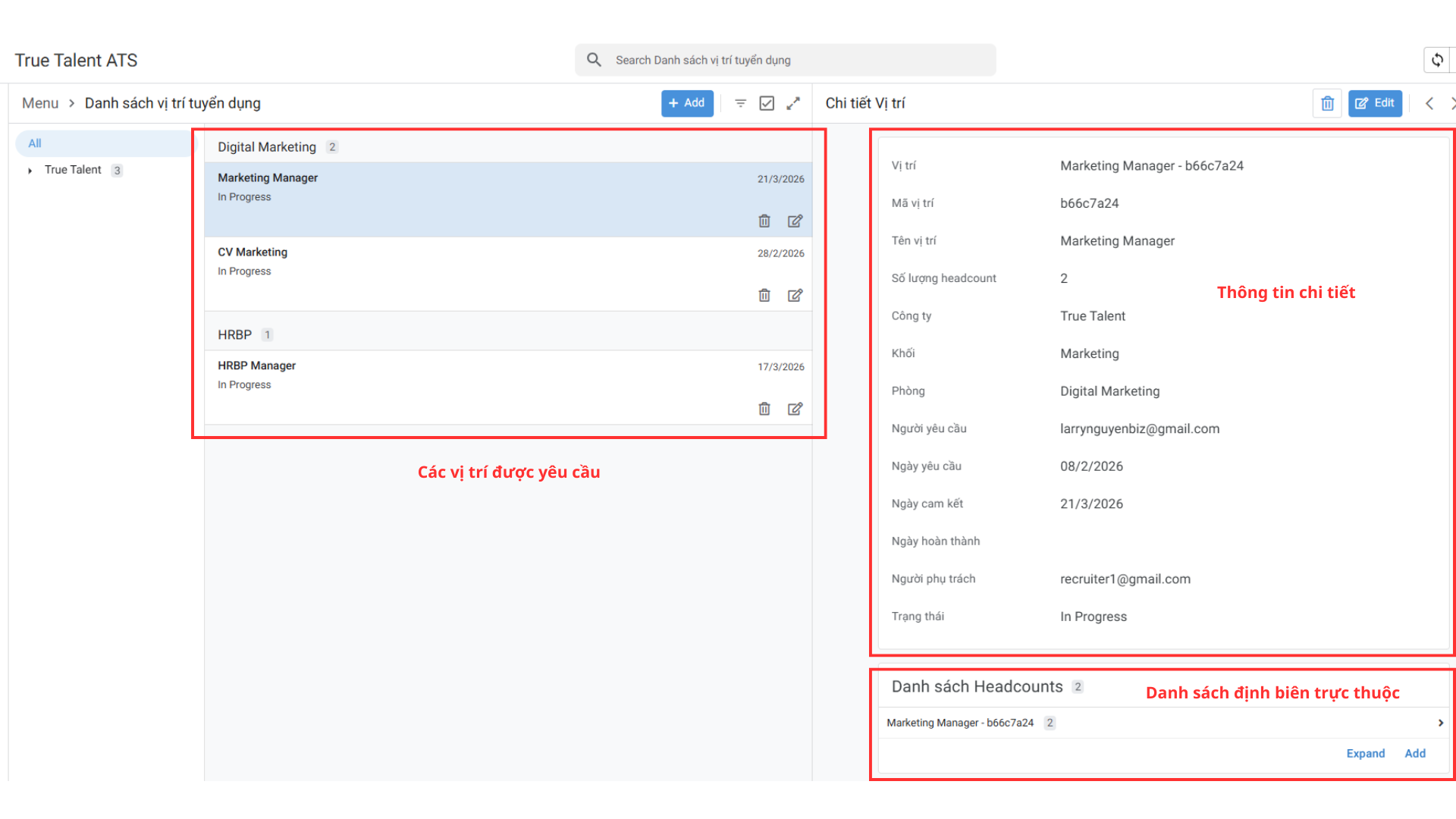 Yêu cầu tuyển dụng